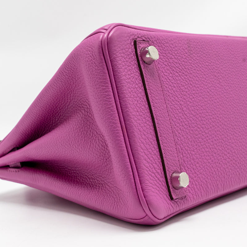 Hermes Birkin 25 Togo Magnolia SHW Stamp C