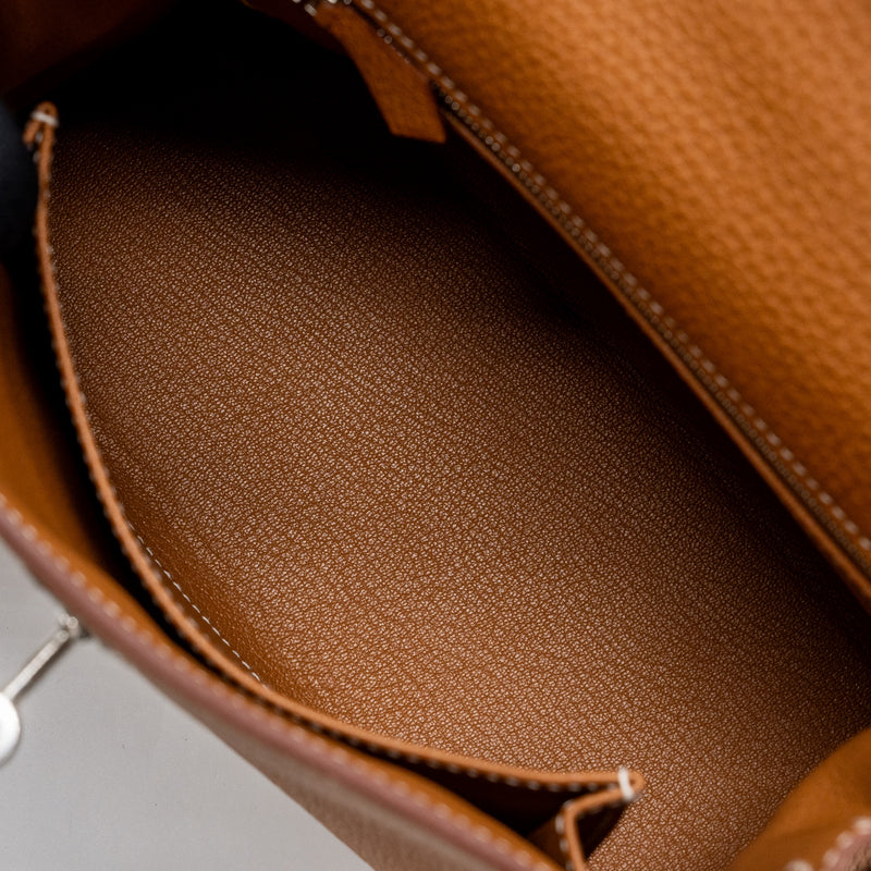 Hermes Kelly 25 Togo Gold SHW Stamp B