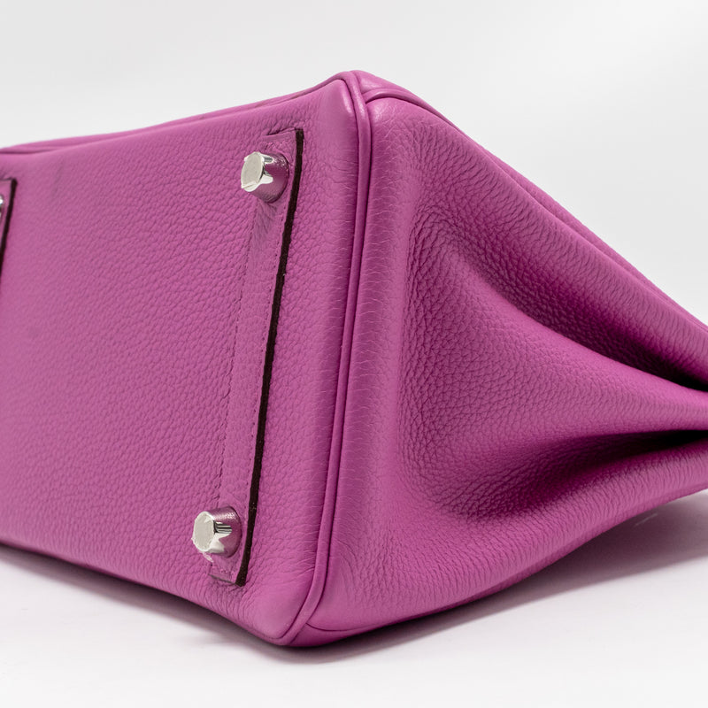 Hermes Birkin 25 Togo Magnolia SHW Stamp C