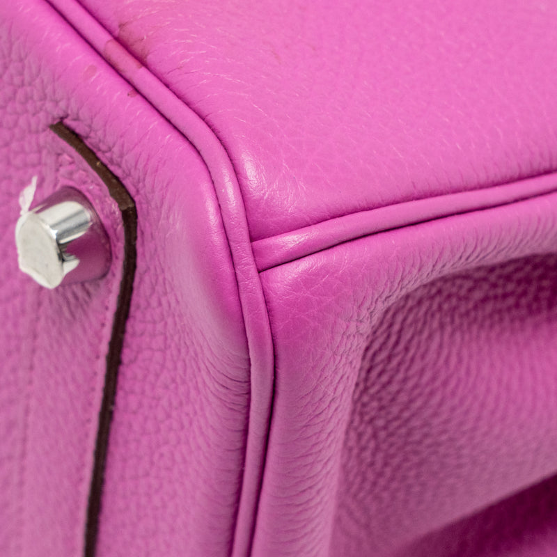 Hermes Birkin 25 Togo Magnolia SHW Stamp C