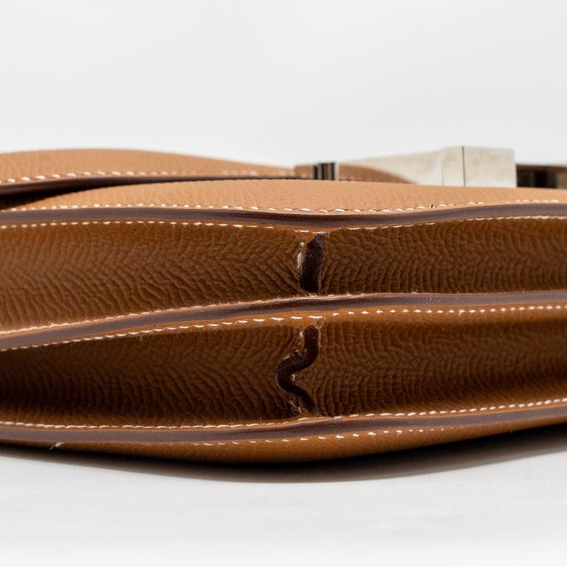 Hermes Mini Constance epsom Gold SHW stamp Z