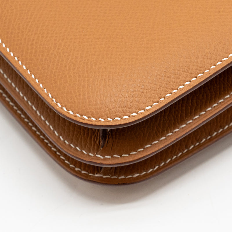 Hermes Mini Constance epsom Gold SHW stamp Z