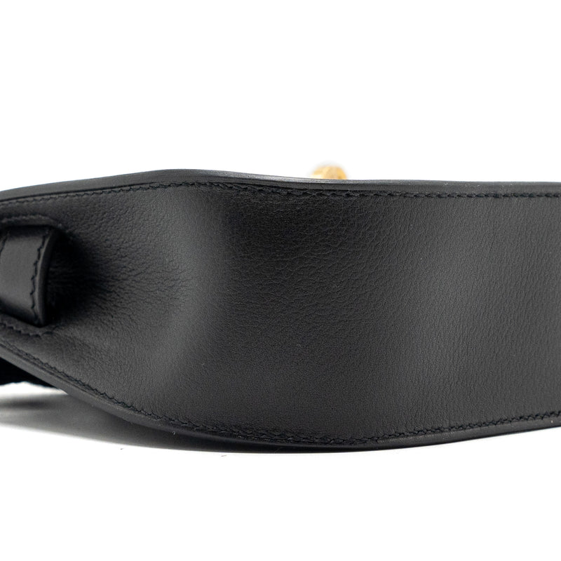 Hermes Mini Jypsiere Evergrain Black GHW Stamp B