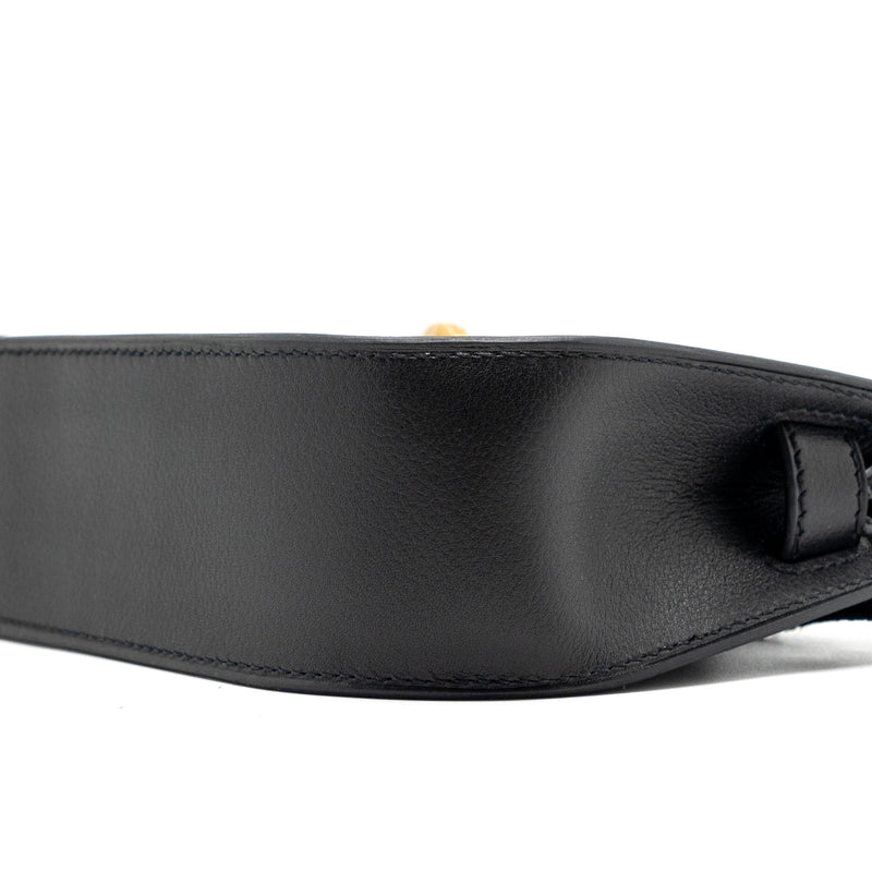 Hermes Mini Jypsiere Evergrain Black GHW Stamp B