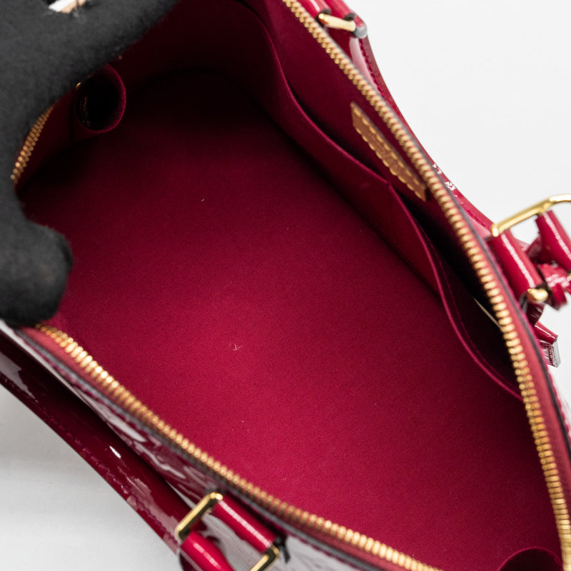 Louis Vuitton alma pm patent leather Indian rose GHW