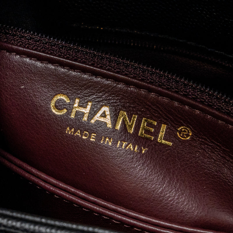 Chanel Small COCO Handle Caviar Black LGHW (Microchip)