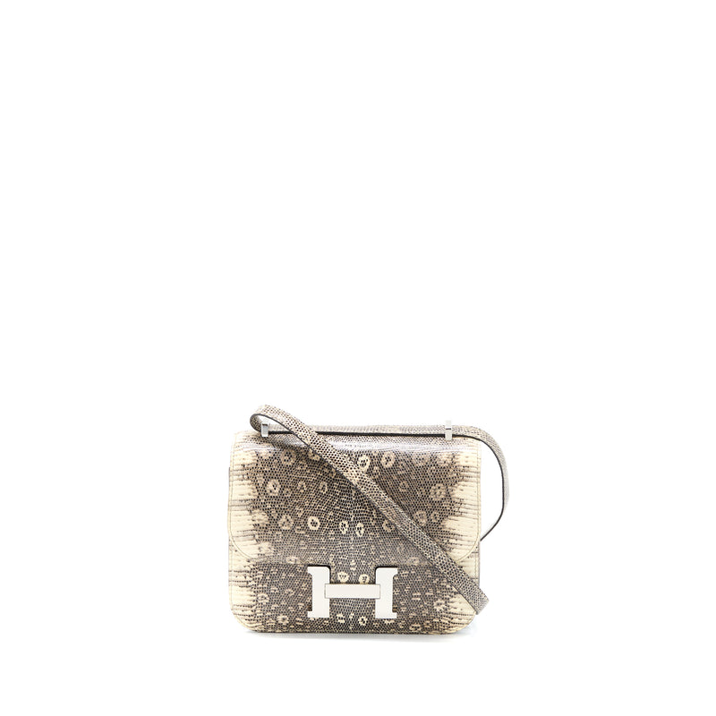 Hermes Mini Constance Lizard Ombré SHW Stamp D