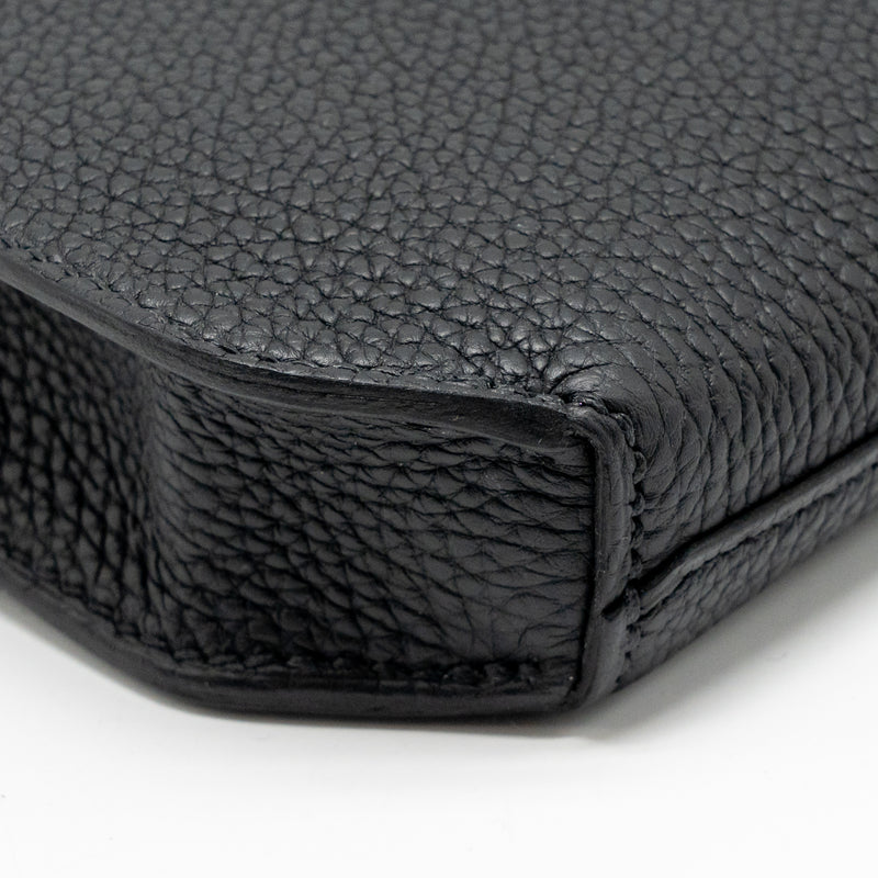 Hermes Pochette Kelly Depeches 25 Togo So Black Stamp B