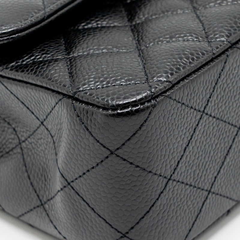 Chanel Medium Classic Double Flap Bag Caviar Black LGHW