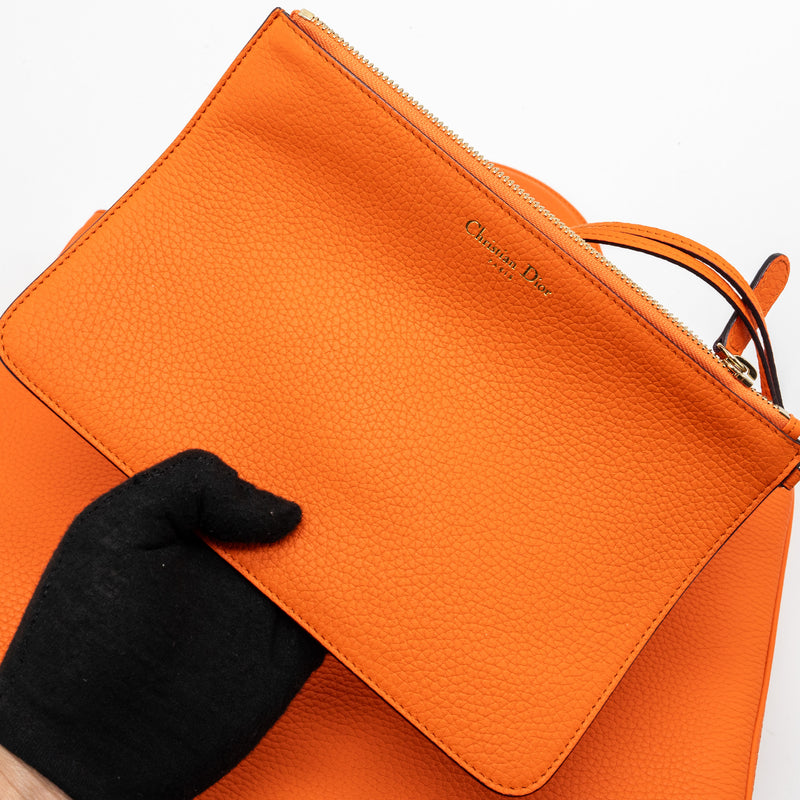 Christian dior tote bag orange best sale