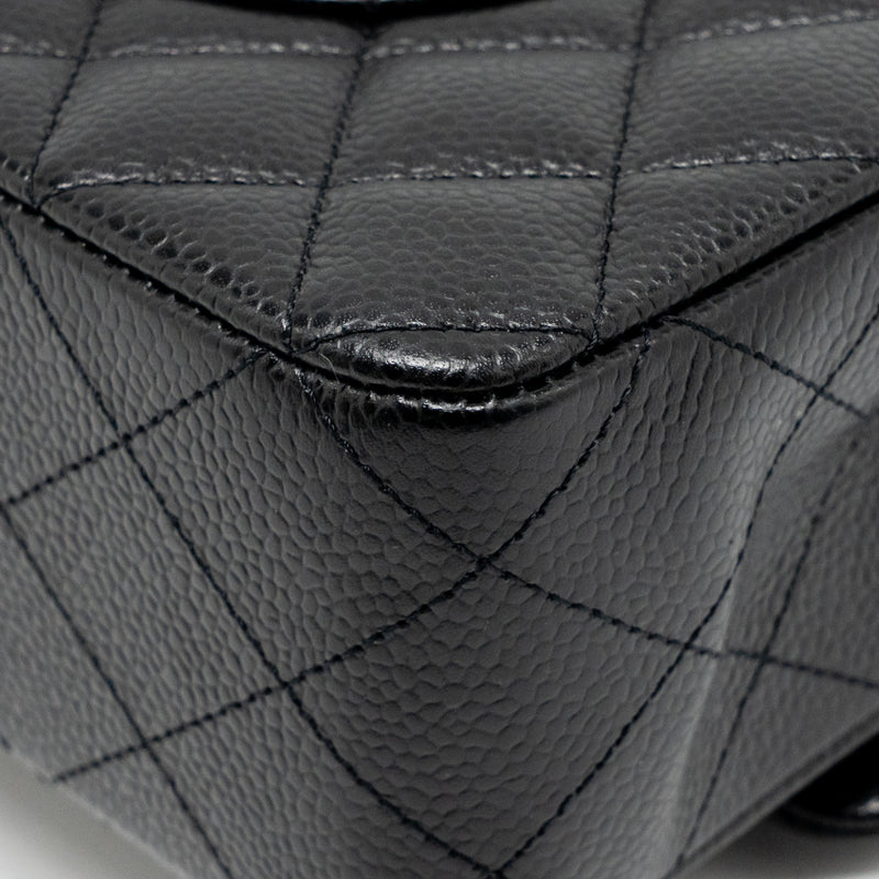 Chanel Medium Classic Double Flap Bag Caviar Black LGHW