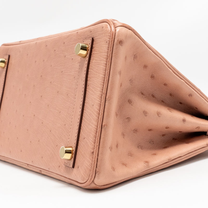 Hermes birkin 25 ostrich 94 Terre cutie GHW stamp B