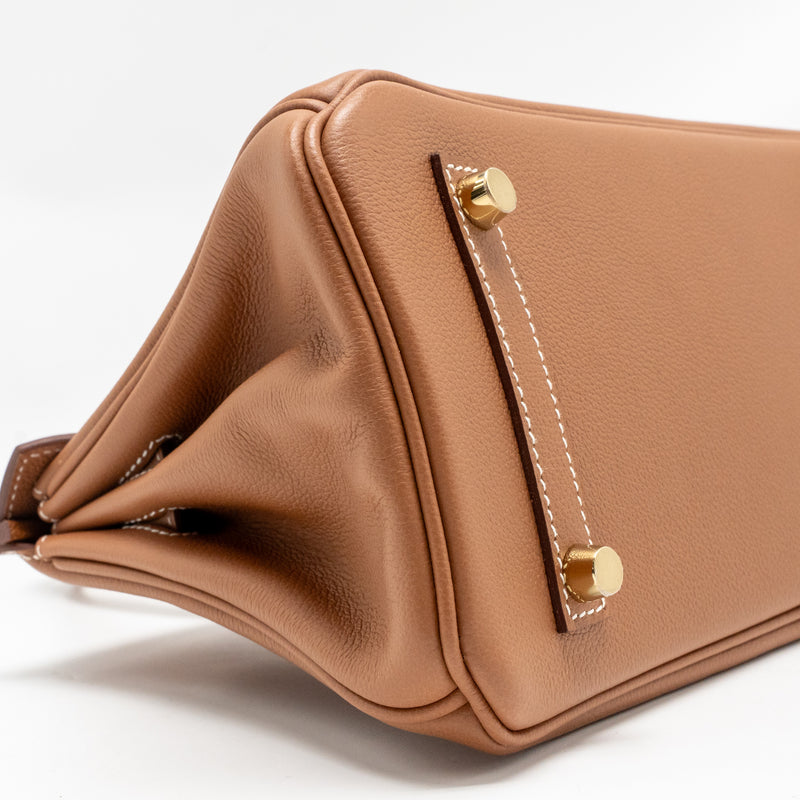 Hermes Shoulder Birkin evercolor Gold GHW Stamp K