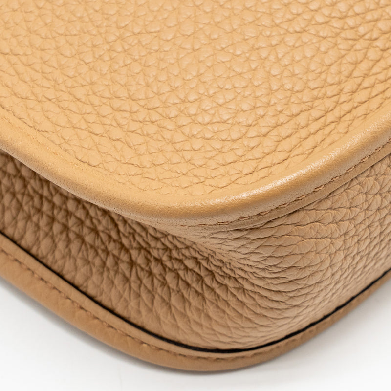 Hermes Mini Evelyne clemence chai multicolor strap SHW stamp U