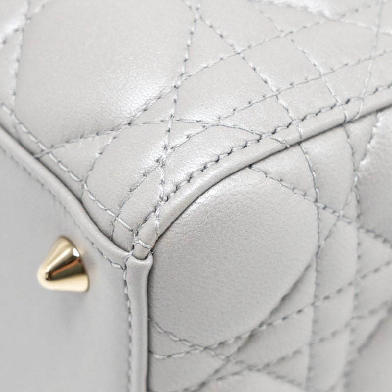 Dior Medium Lady Dior Lambskin Grey LGHW