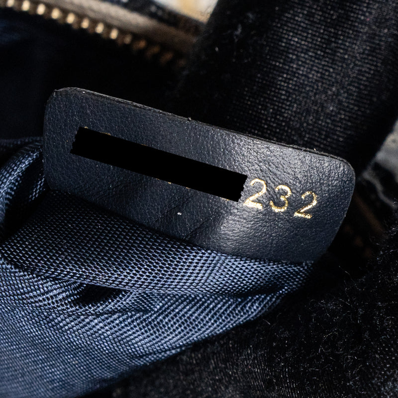 Dior Saddle Flap Bag Blue Dior Oblique Embroidery GHW