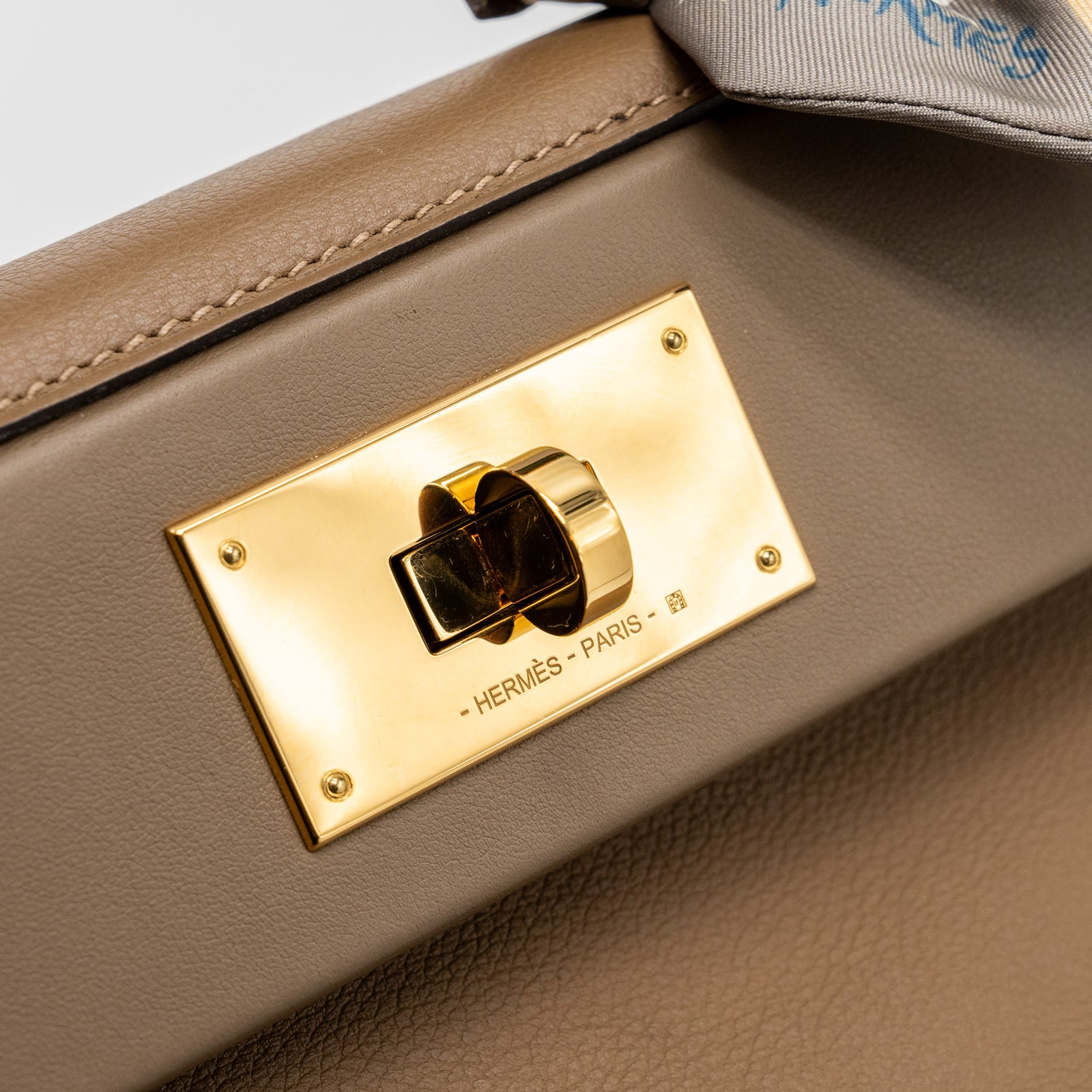Hermes Mini 24/24 2424-21 Evercolor/Swift D0 Beige De Weimar
