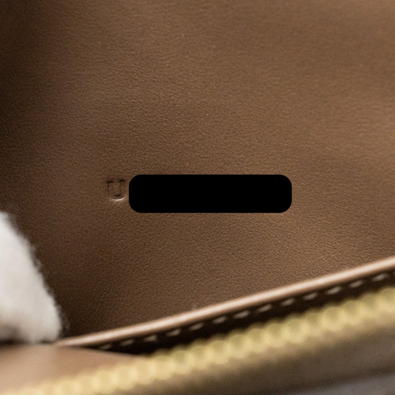 Hermes Mini Bolide Chèvre Mysore Etoupe GHW Stamp U