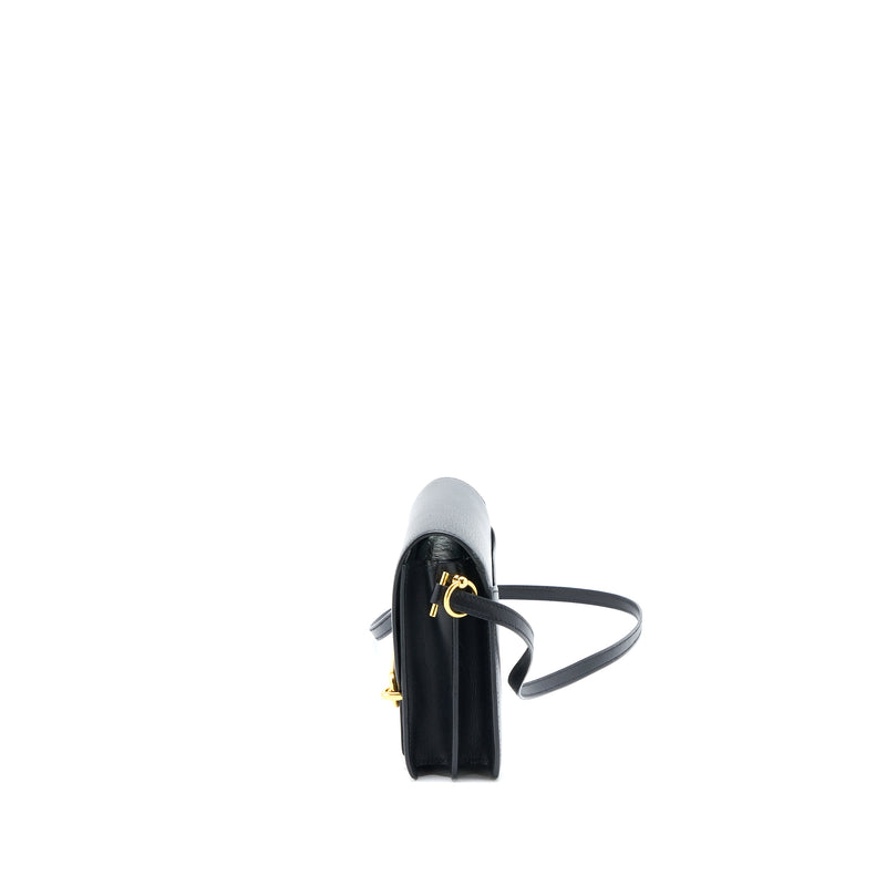 Hermes Mini Roulis Evercolor Black GHW Stamp C