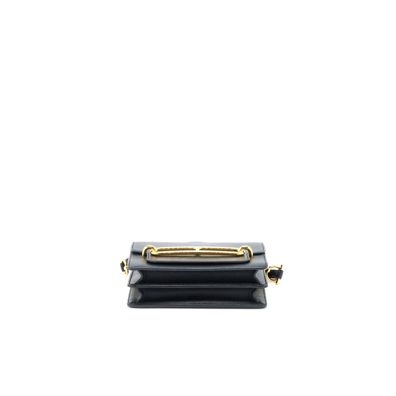 Hermes Mini Roulis Evercolor Black GHW Stamp C