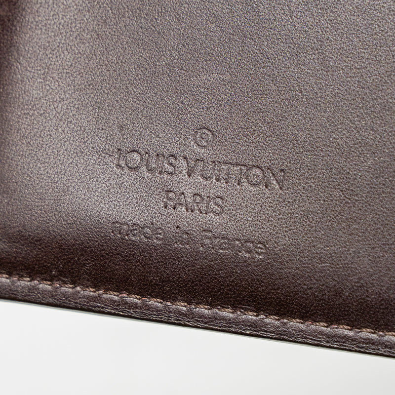 Louis Vuitton Portefeuille Viennois Purse Wallet Monogram Vernis Amarante GHW