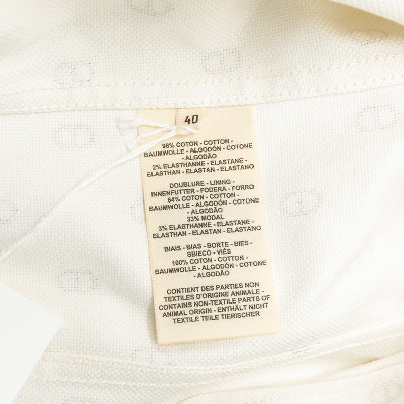 Hermes size 40 Chaine D’Ancre denim jacket Marron Fauve