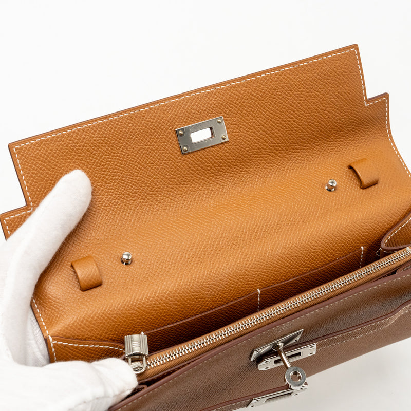 Hermes Kelly To Go Epsom Gold SHW Stamp Z