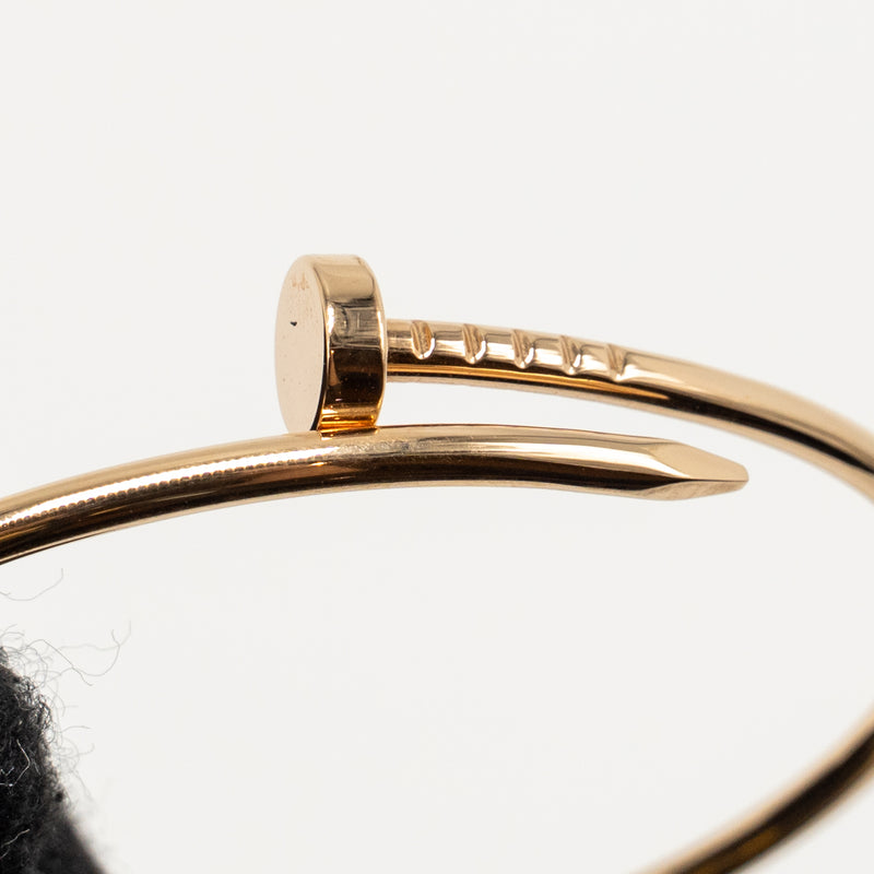 Cartier Size 16 Juste Un Clou Bracelet Small Model, Rose Gold
