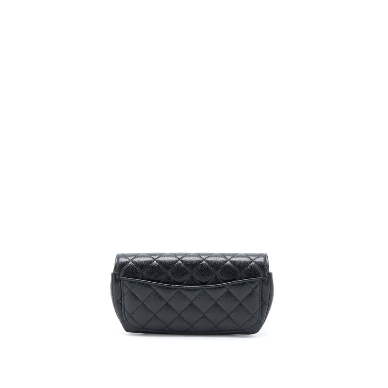 Chanel Flap Glasses Case with Chain Caviar Black SHW