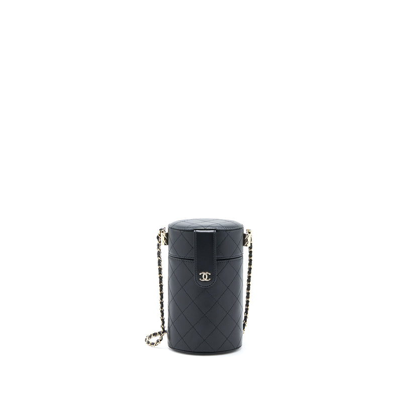 Chanel vertical discount clutch with chain