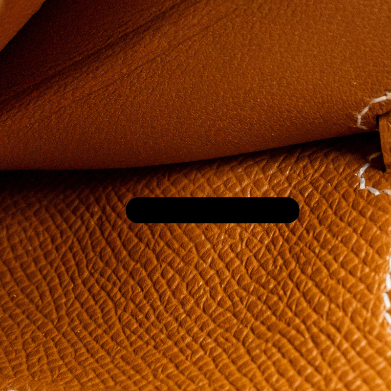 Hermes Kelly To Go Epsom Gold SHW Stamp Z