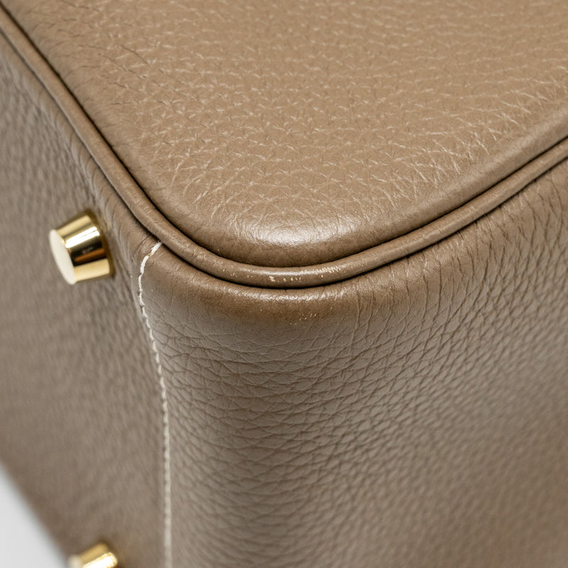 Hermes Lindy 26 Clemence Etoupe GHW Stamp U