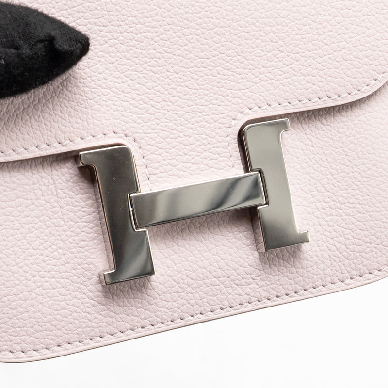 Hermes Constance Slim Evercolor Mauve Pale SHW Stamp B