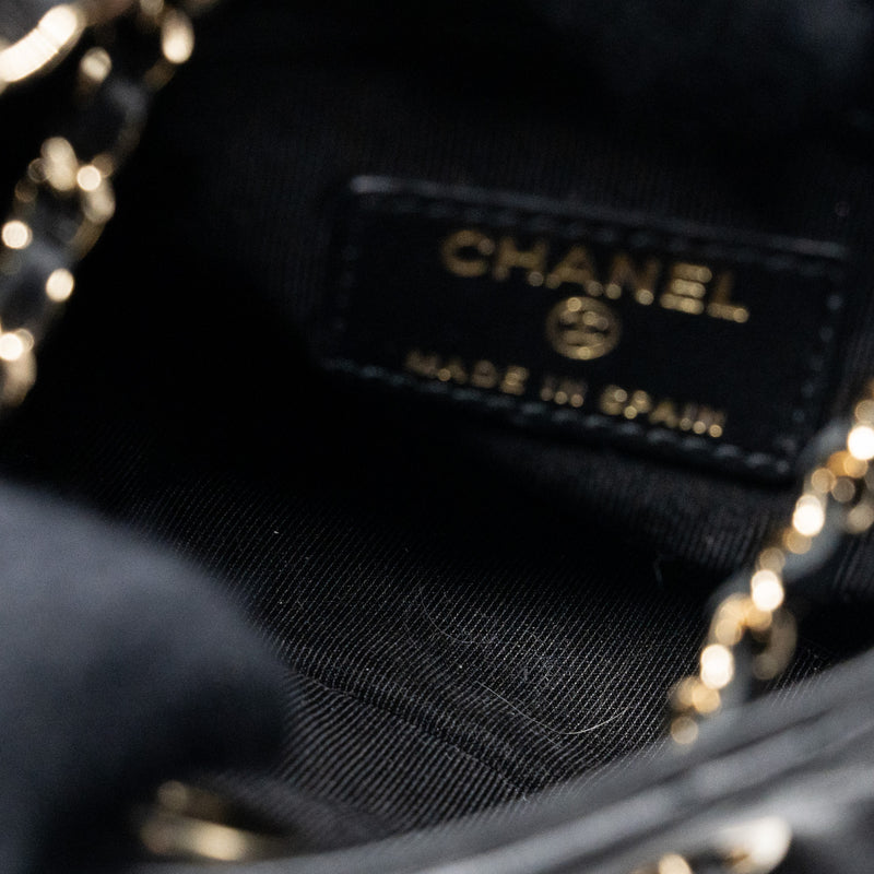 Chanel Flap Bag with Chunky Chain Strap Large 22S Lambskin Black in  Lambskin Leather with Gold-tone - US