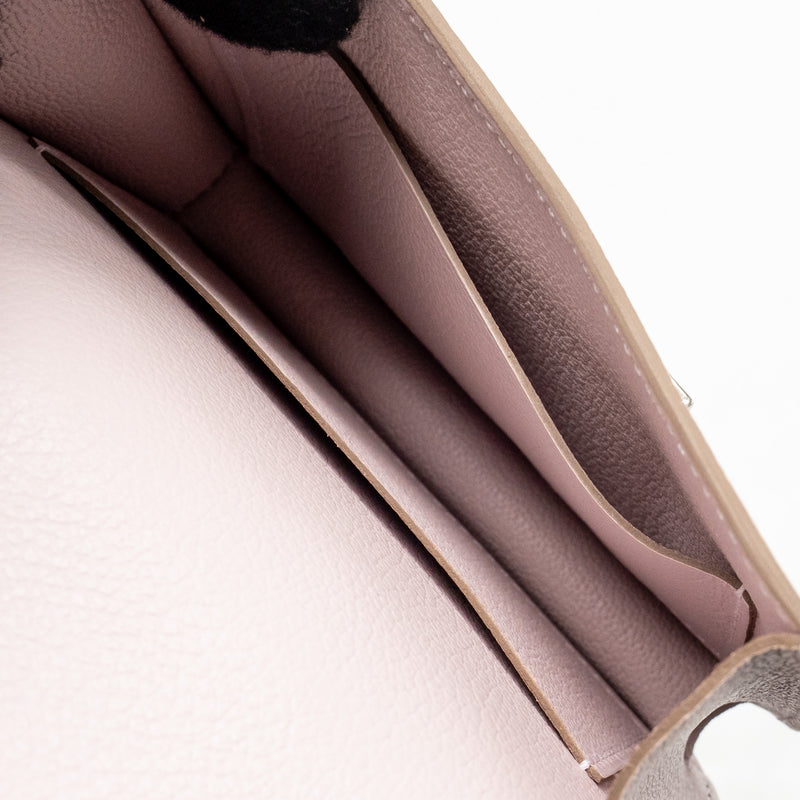 Hermes Constance Slim Evercolor Mauve Pale SHW Stamp B