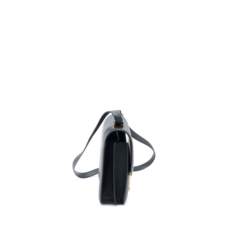 Hermes Constance 24 Epsom Black RGHW Stamp C