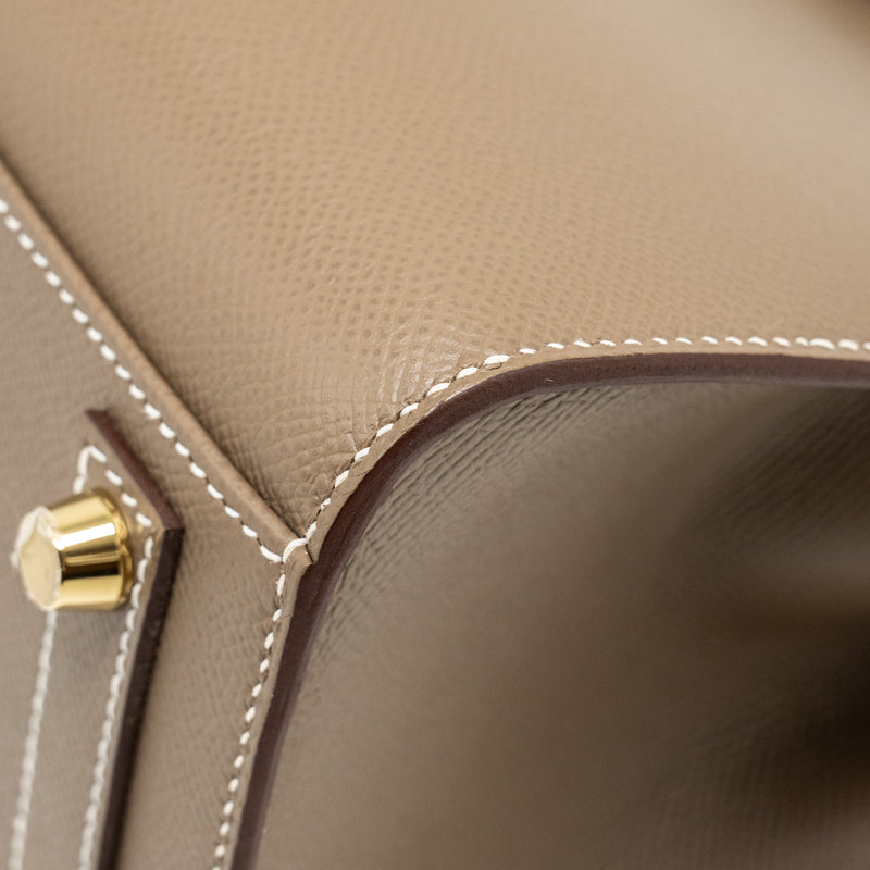 Hermes Birkin 30 Sellier Epsom Etoupe GHW Stamp U