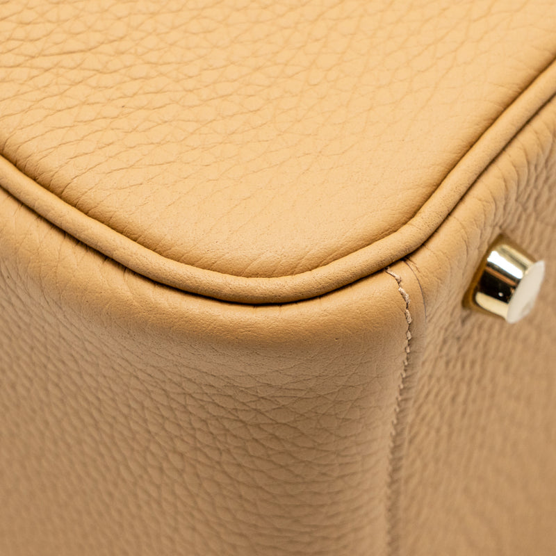 Hermes Lindy 26 Clemence Biscuit GHW Stamp B
