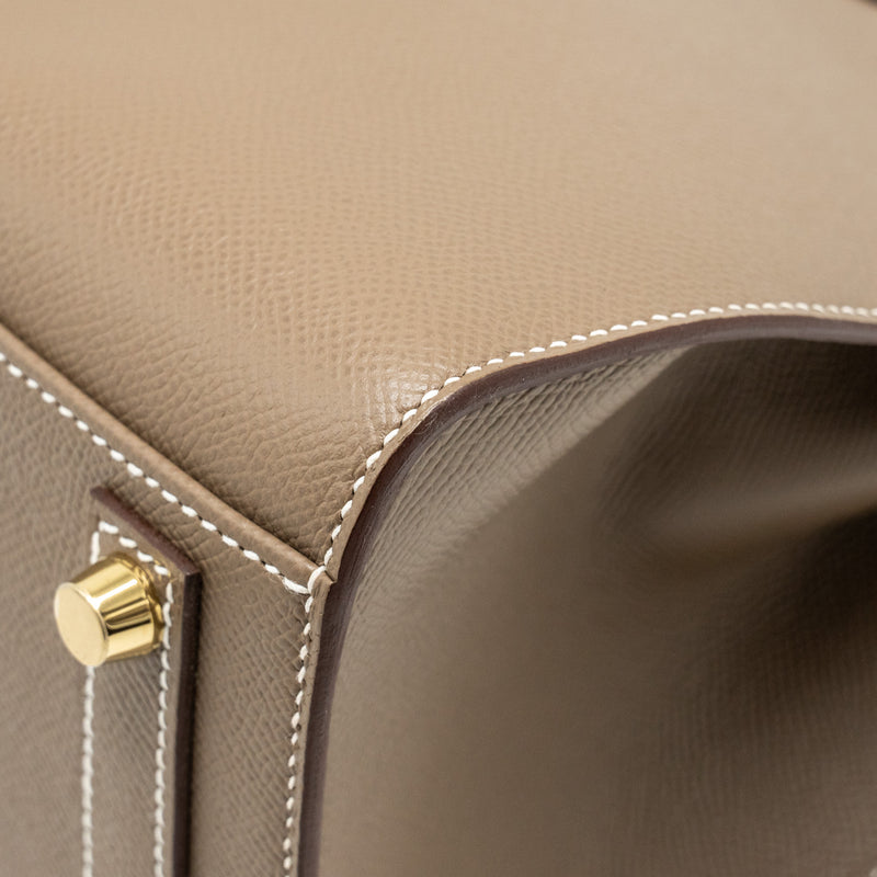 Hermes Birkin 30 Sellier Epsom Etoupe GHW Stamp U