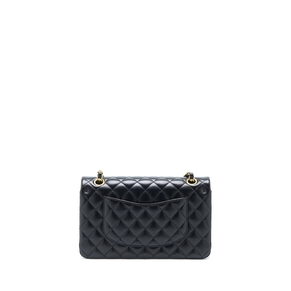 Chanel Medium Classic Double Flap Bag Lambskin Black GHW