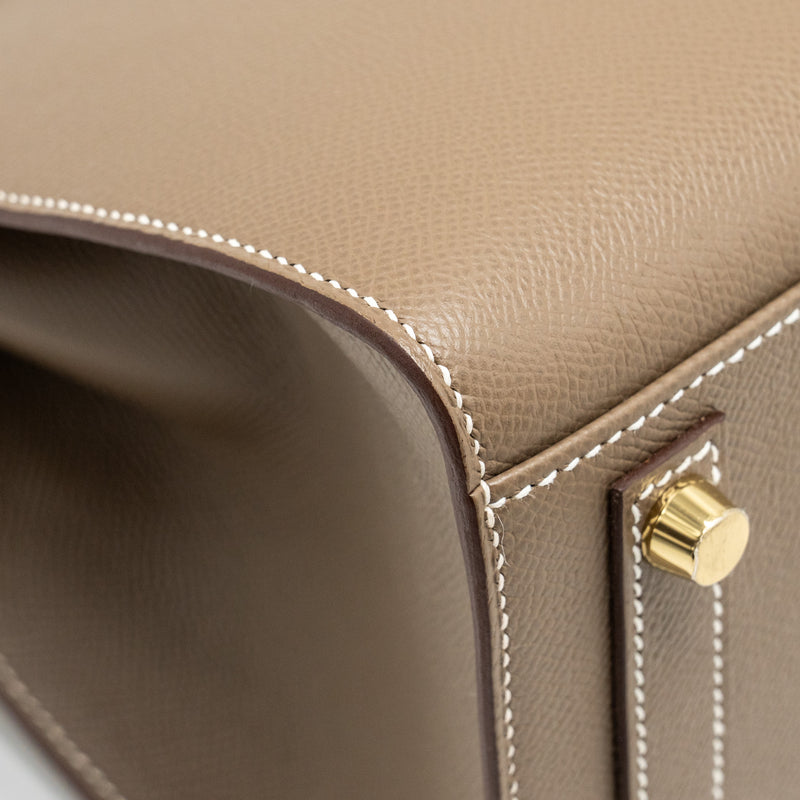 Hermes Birkin 30 Sellier Epsom Etoupe GHW Stamp U