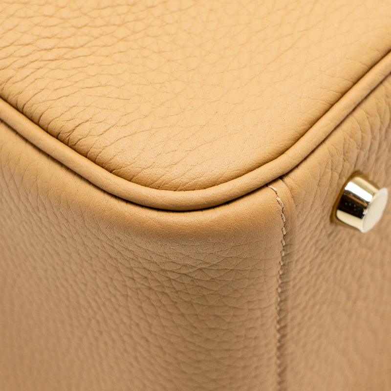 Hermes Lindy 26 Clemence Biscuit GHW Stamp B