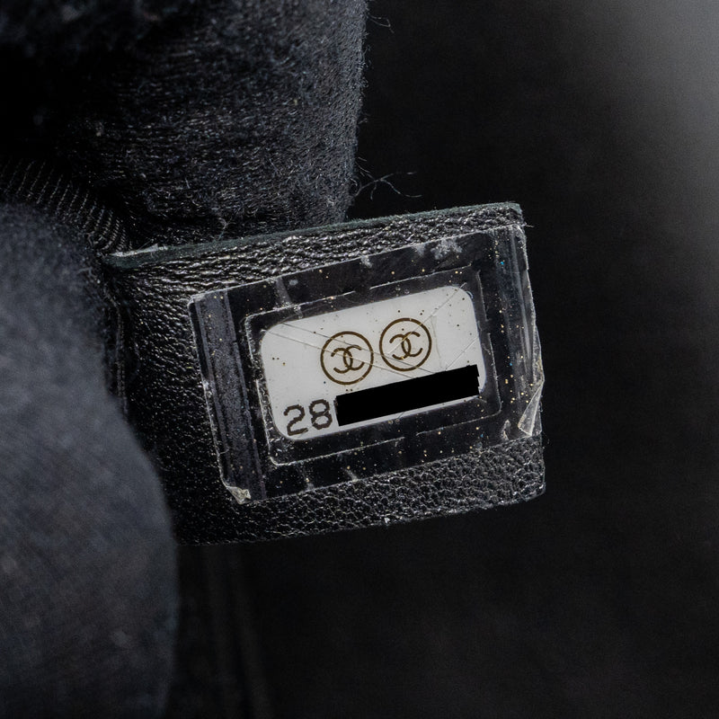 Chanel small boy bag calfskin black GHW