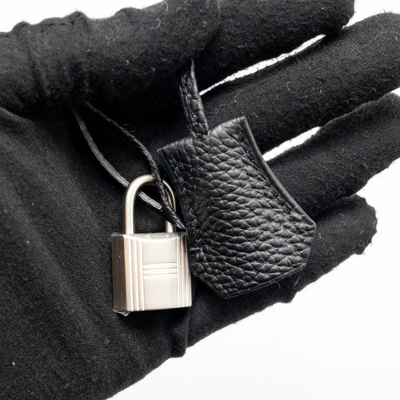 Hermes Birkin 30 Togo Black Brushed SHW Stamp K