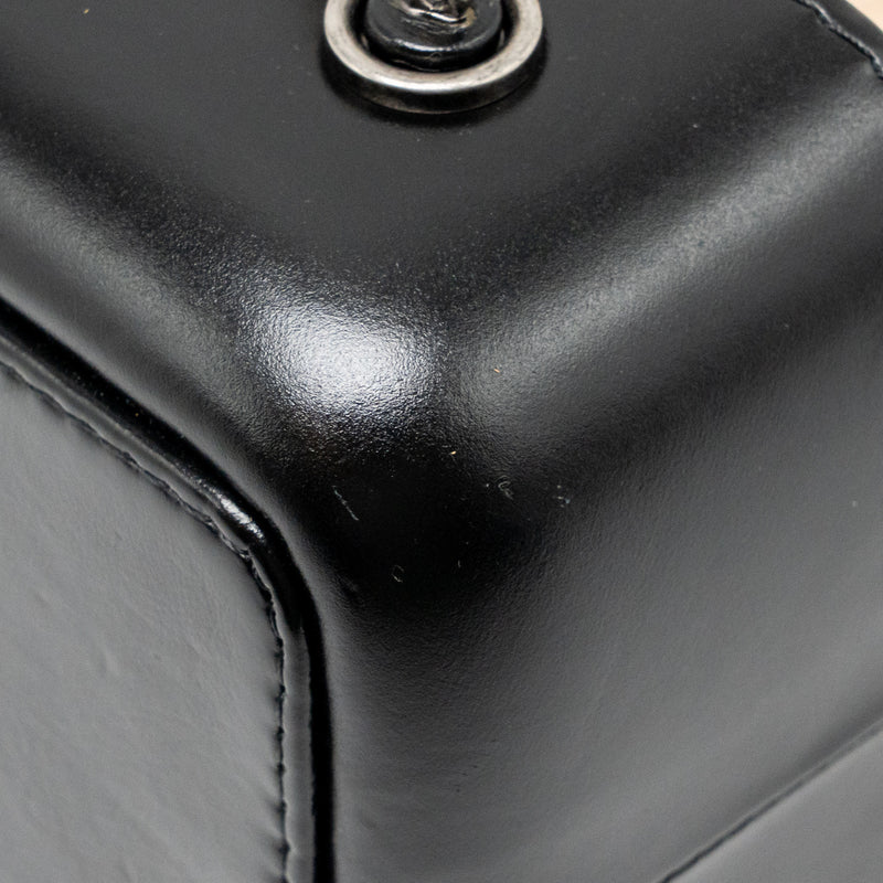 Chanel Small Gabrielle Backpack Aged Calfskin Beige/ Black Multicolour Hardware