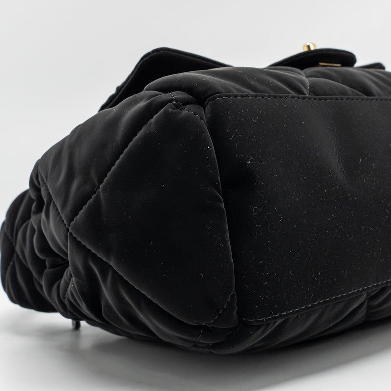 Chanel 24N Ski Series Coconeige Shoulder Bag Nylon Black GHW(microchip)