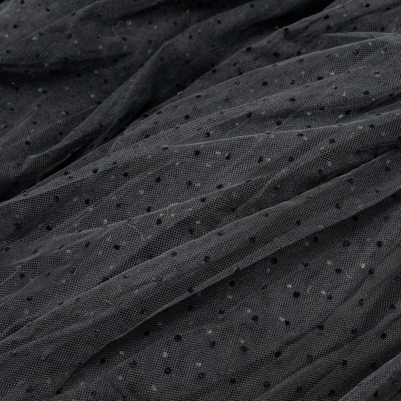 Dior Size 38 Pleated Skirt Polyamide Black