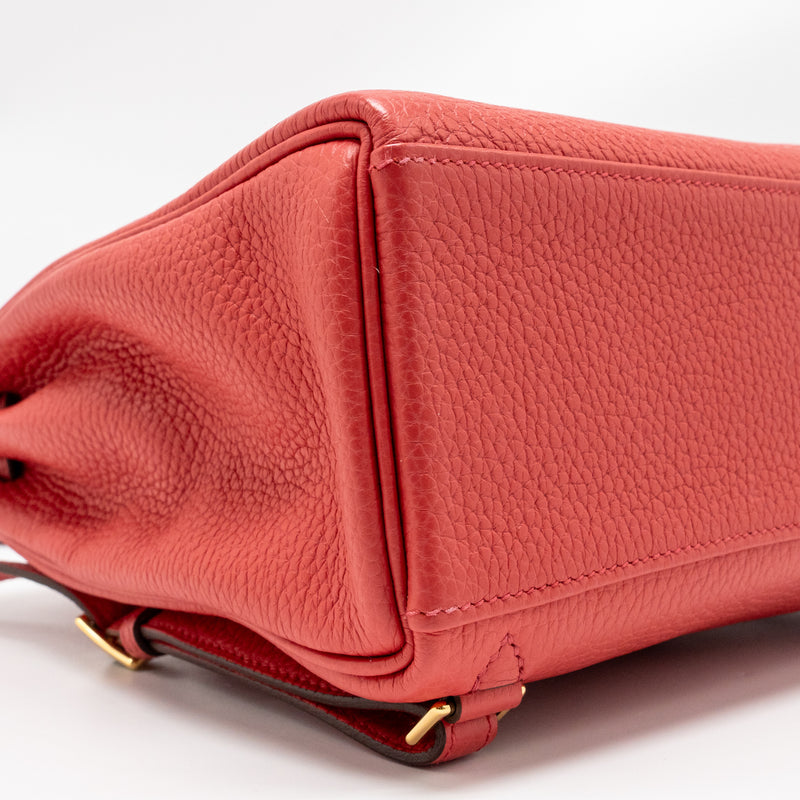 Hermes Kelly Ado Backpack Clemence A5 Bougainvillea GHW Stamp Y