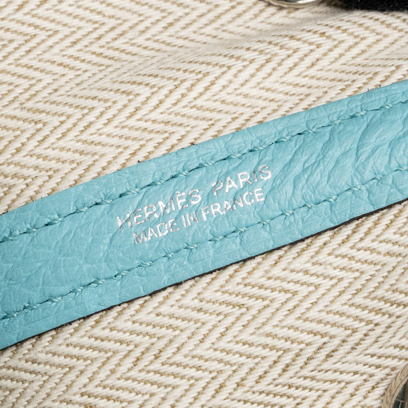 Hermes Garden Party 30 Negonda Blue Atoll SHW Stamp T