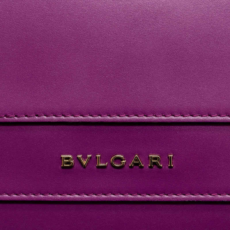 Bvlgari Serpenti Forever  Shoulder Bag Calfskin Purple LGHW